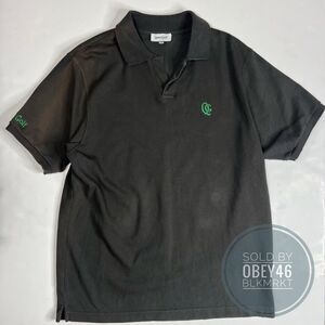 QUIET GOLF CHARCOAL POLO SHIRT SIZE M